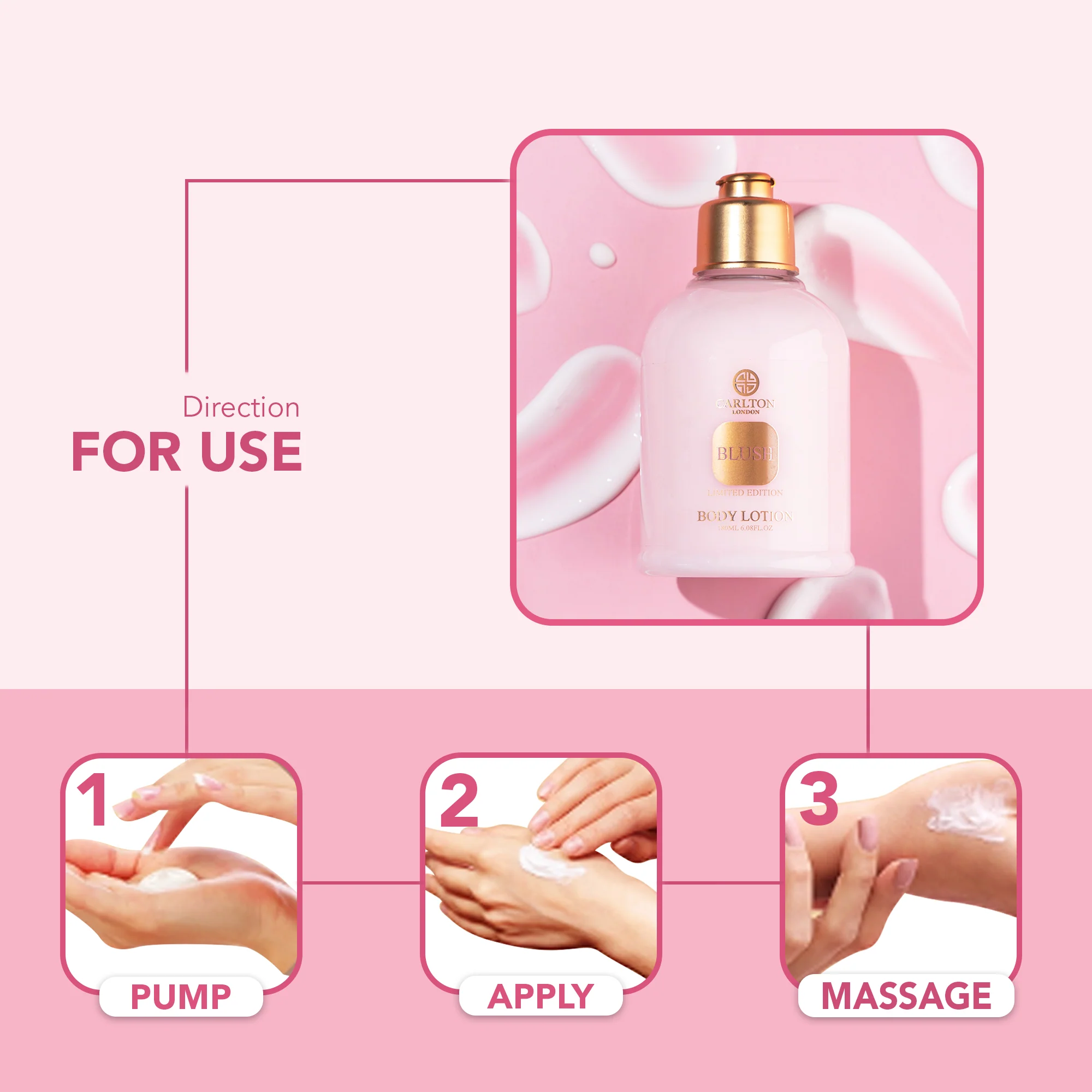 Blush Body Lotion - 180ml - Image 5