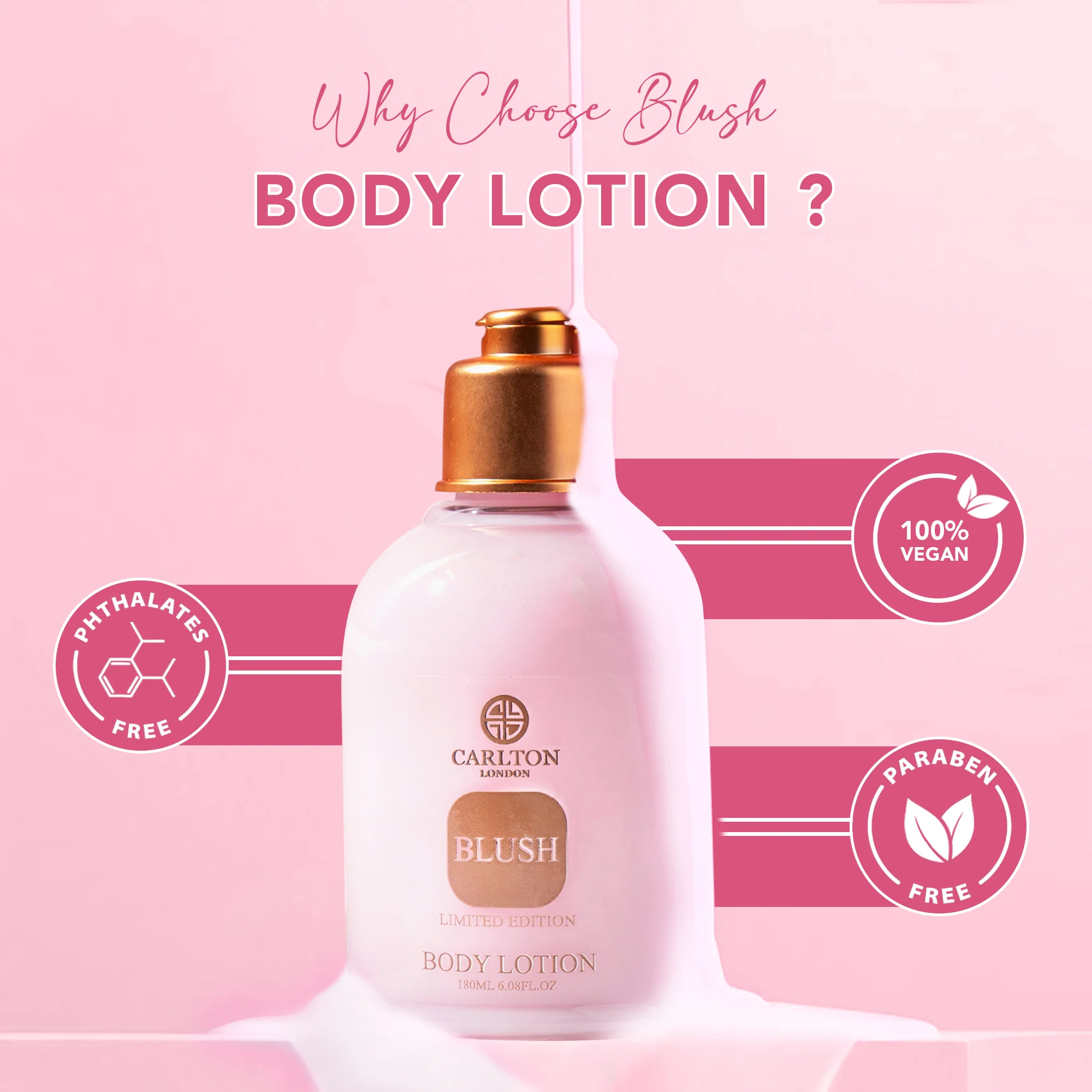 Blush Body Lotion - 180ml - Image 6