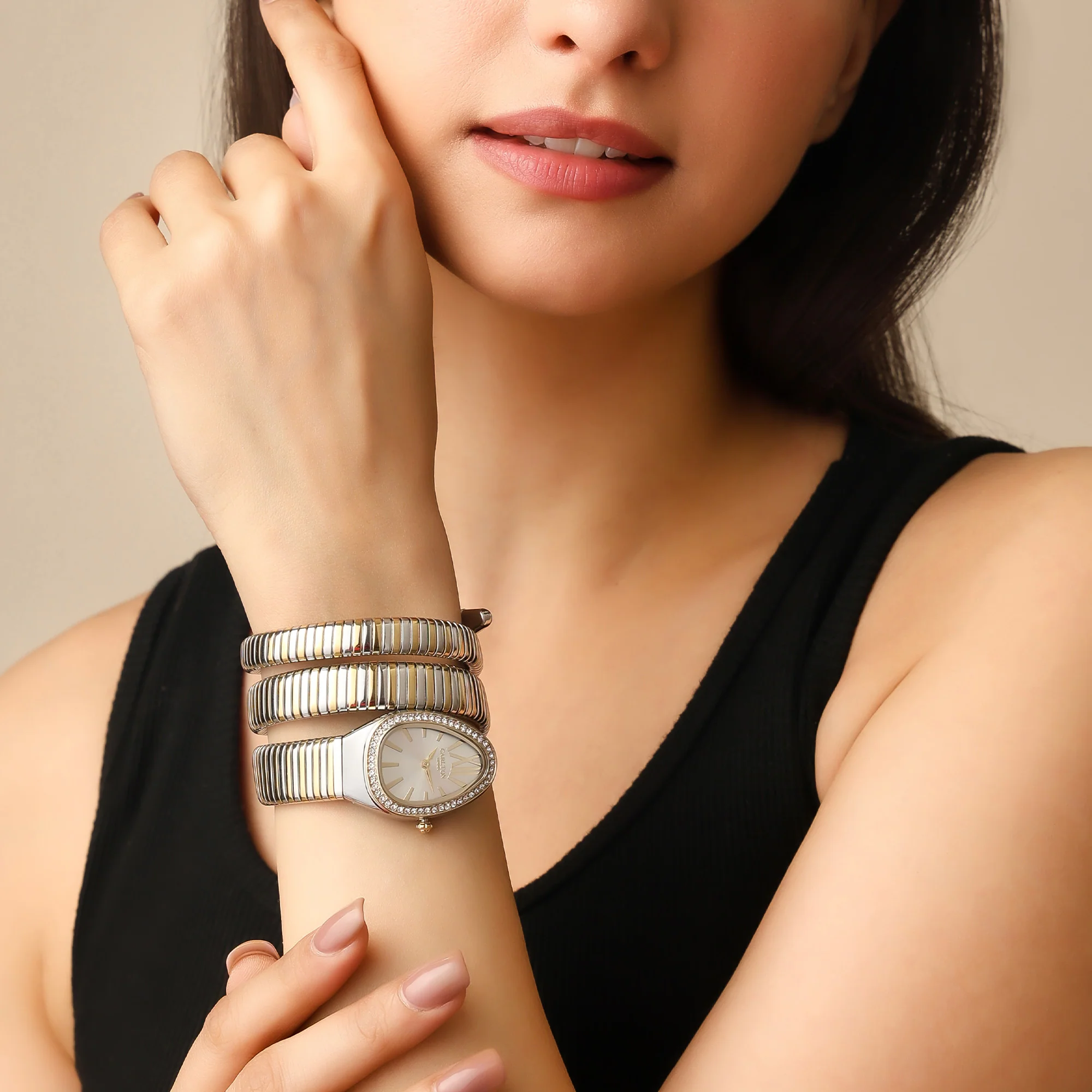 Charmer Women Silver Dial Watch - CLW-SNK-A2GL - Image 3