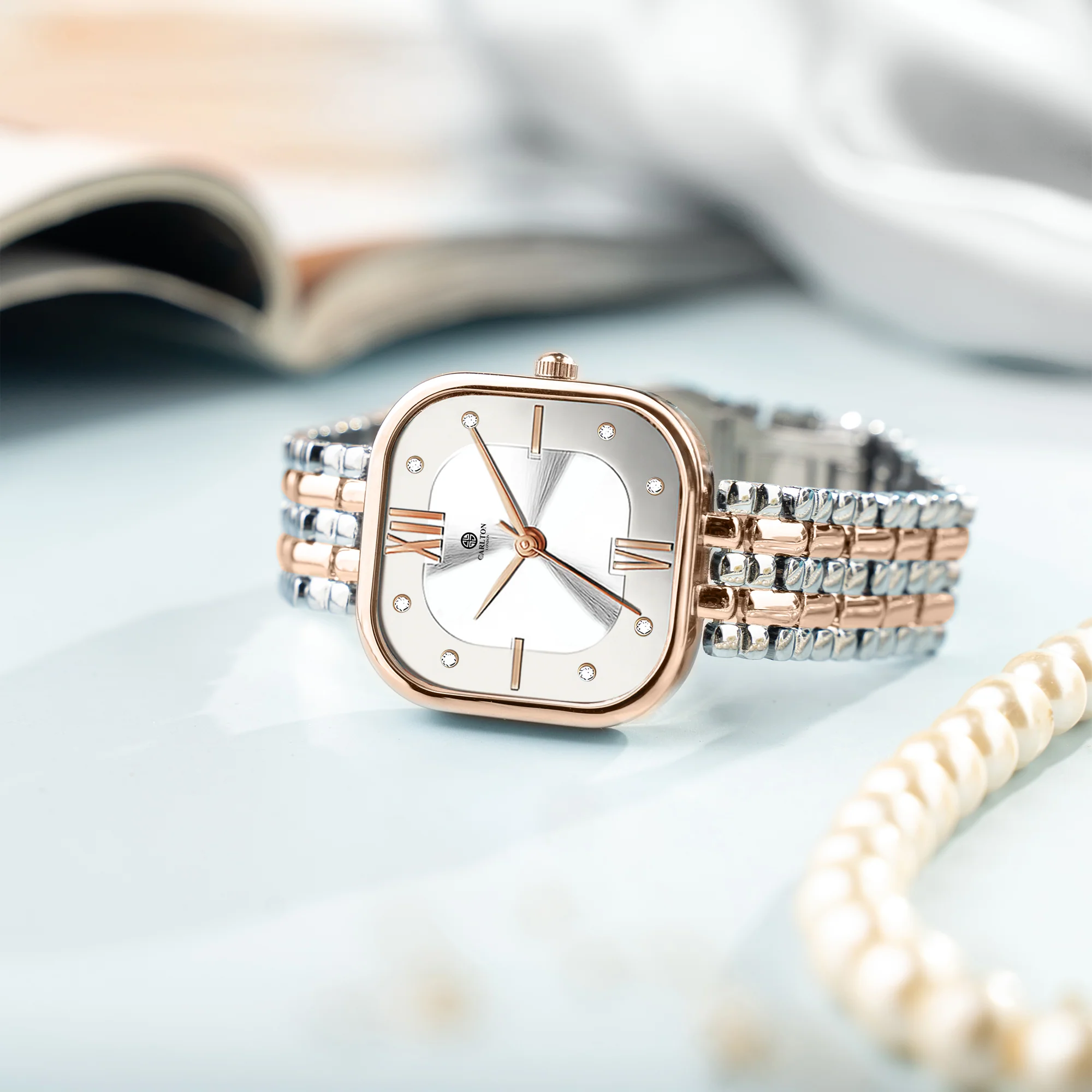 Chelsea: Women White Dial Stainless Steel Watch - CHELWHT-A1 - Image 2