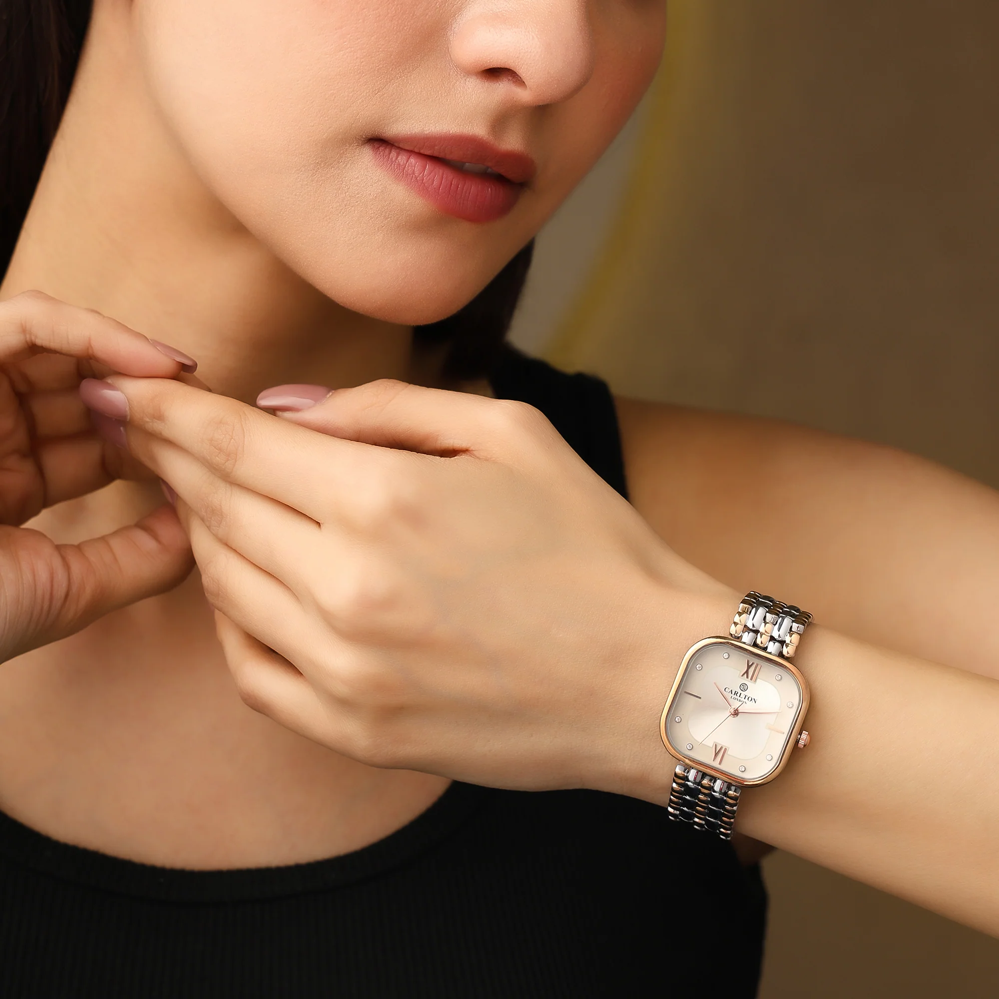 Chelsea: Women White Dial Stainless Steel Watch - CHELWHT-A1 - Image 5