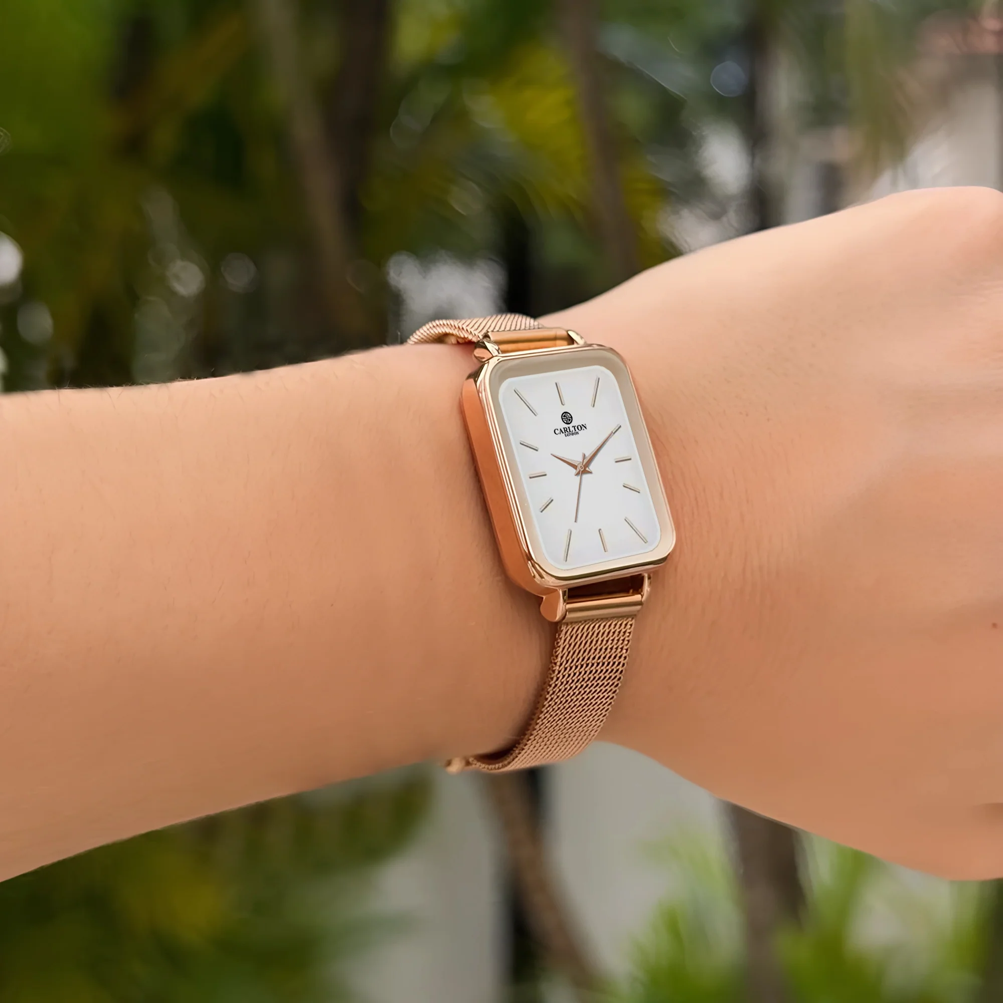 Diana Women White/Rose Gold Analog Watch - CLDWMS-05