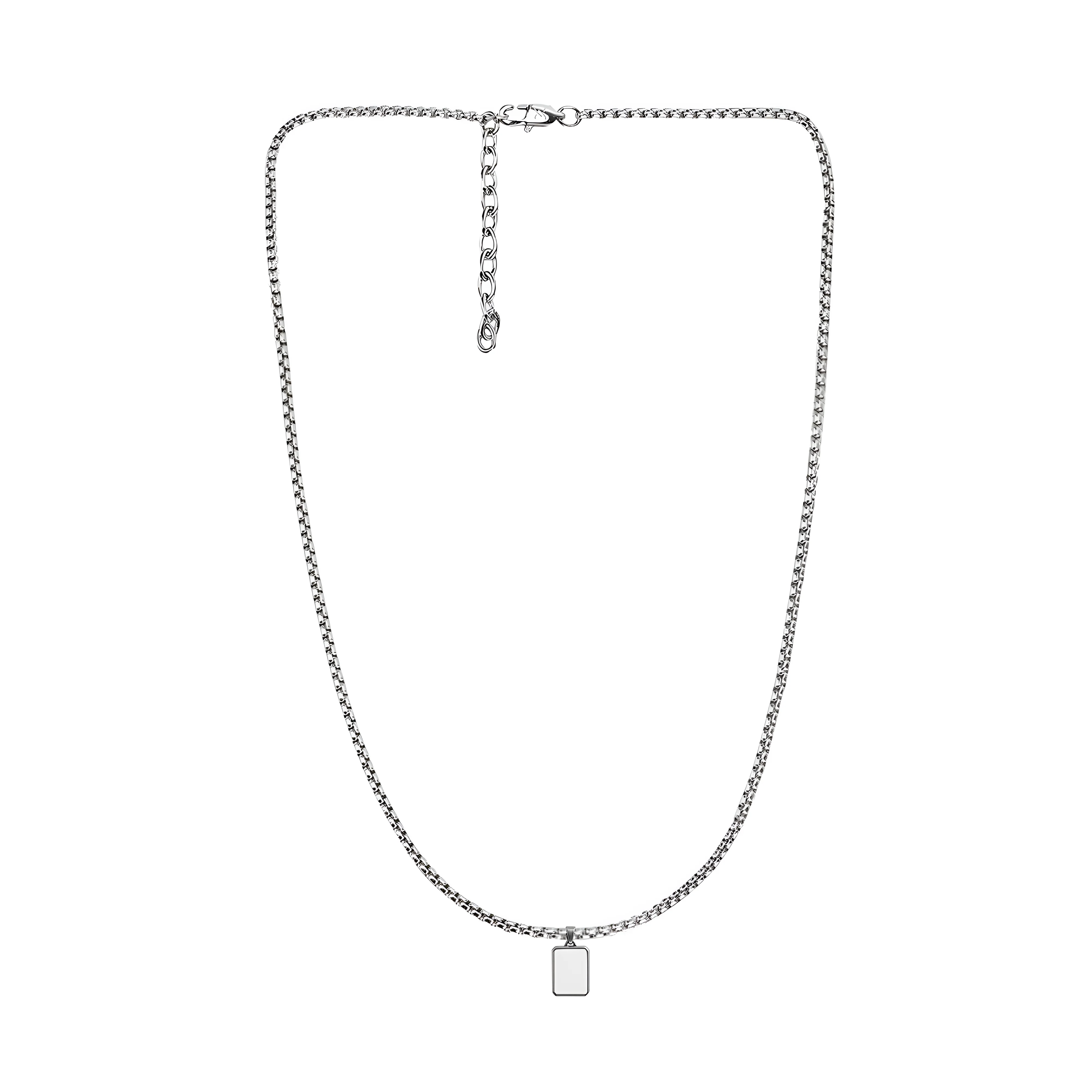 Carlton London Drift White Men's Necklace - CLJW-14 - Image 4
