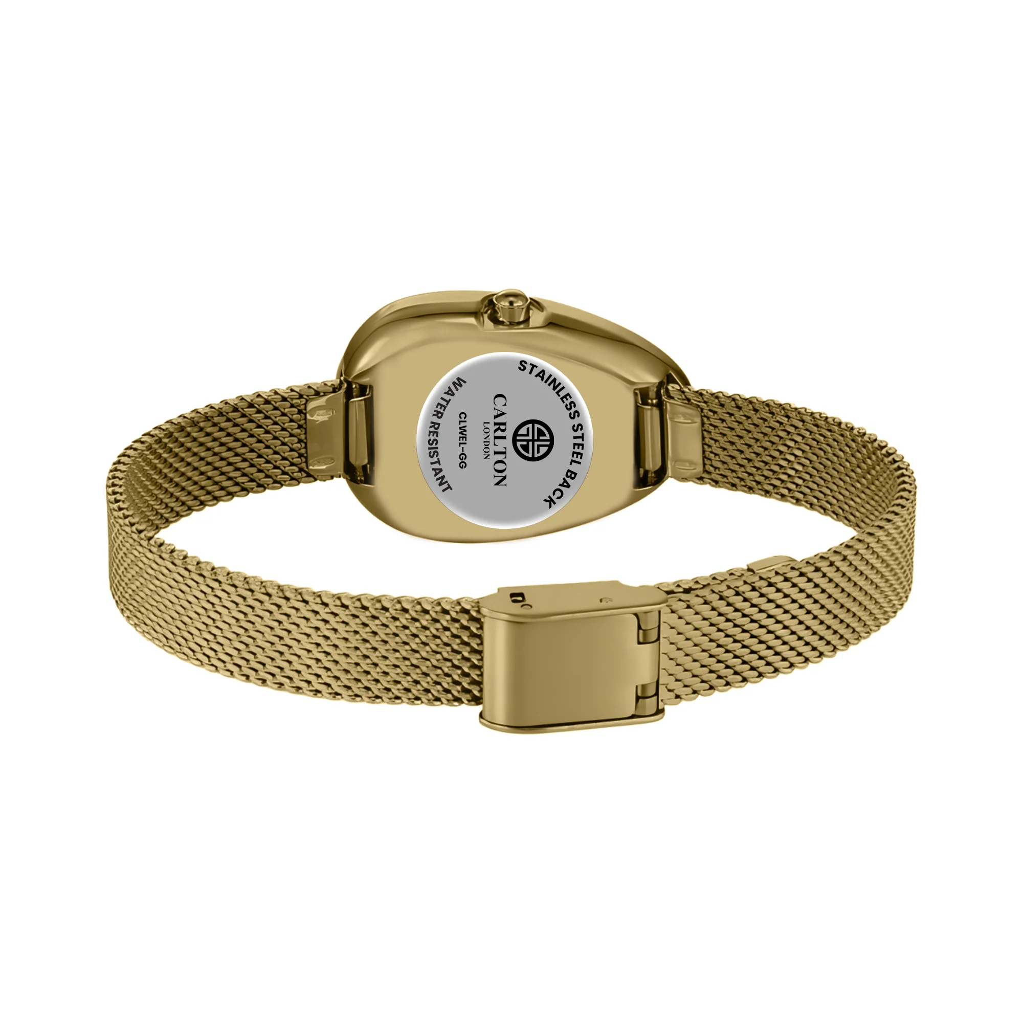 Carlton London Eleanor Women Golden Green Stainless Steel Watch - CLWEL-GG - Image 4