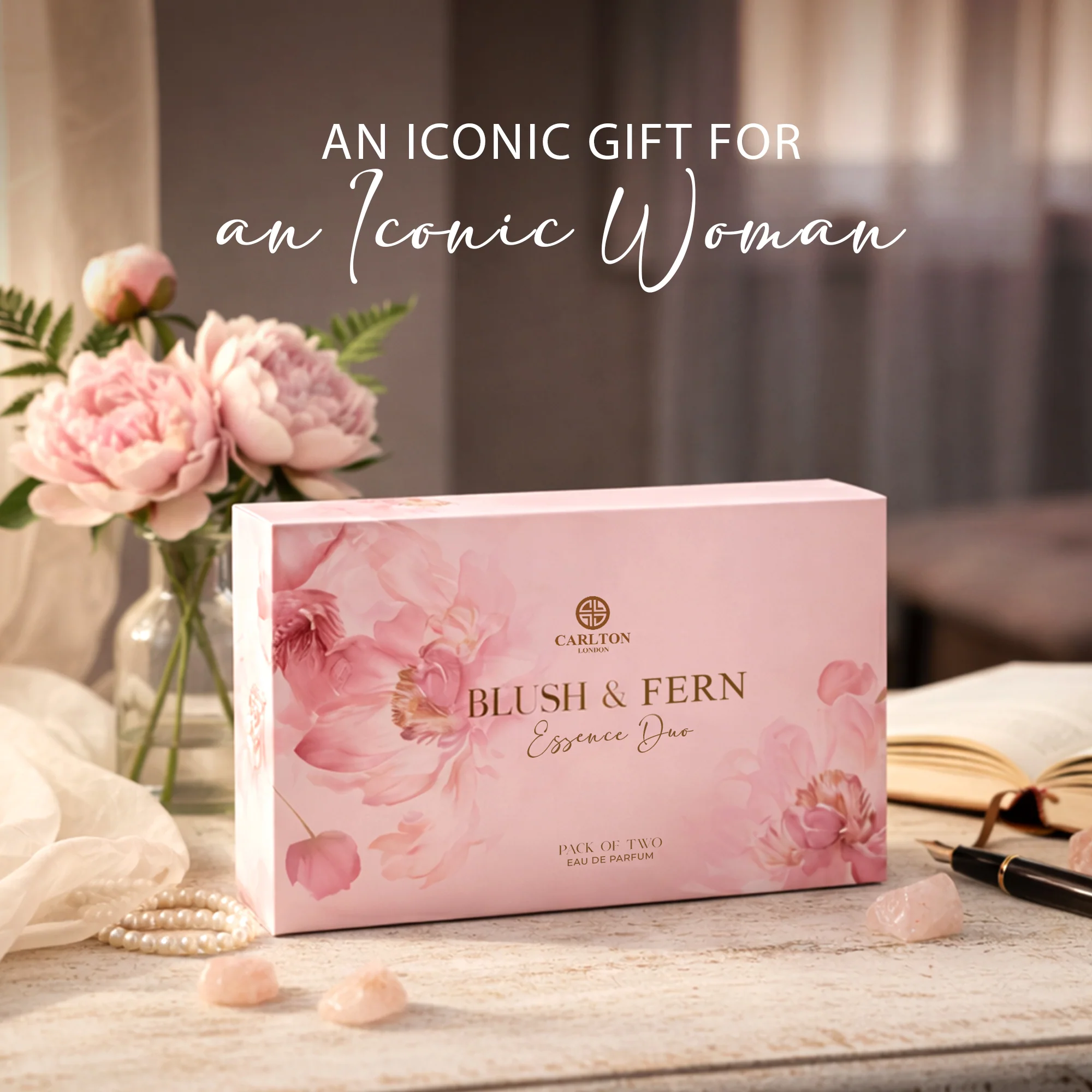 Carlton London Gift Set Women Blush + Fern EDP Perfume, Pack Of 2 - 30ml Each - CLPLG113 - Image 3