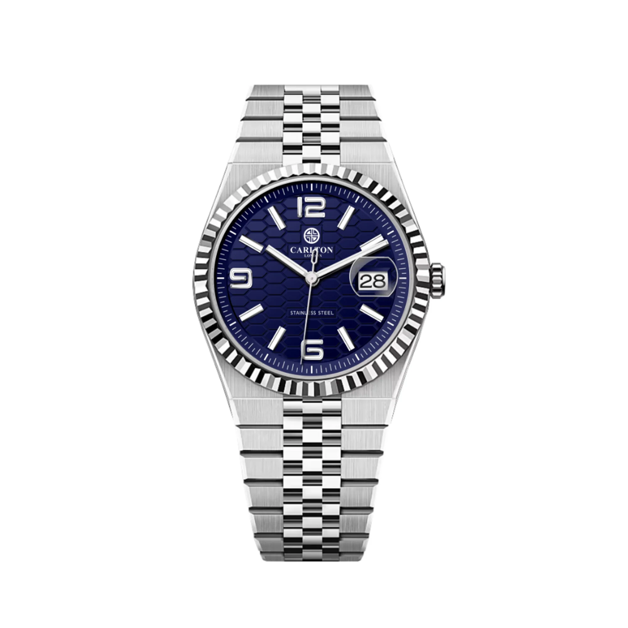 Carlton London Men Rover Blue/ Silver Analog Watch CL-ROVER-BLU - Image 3