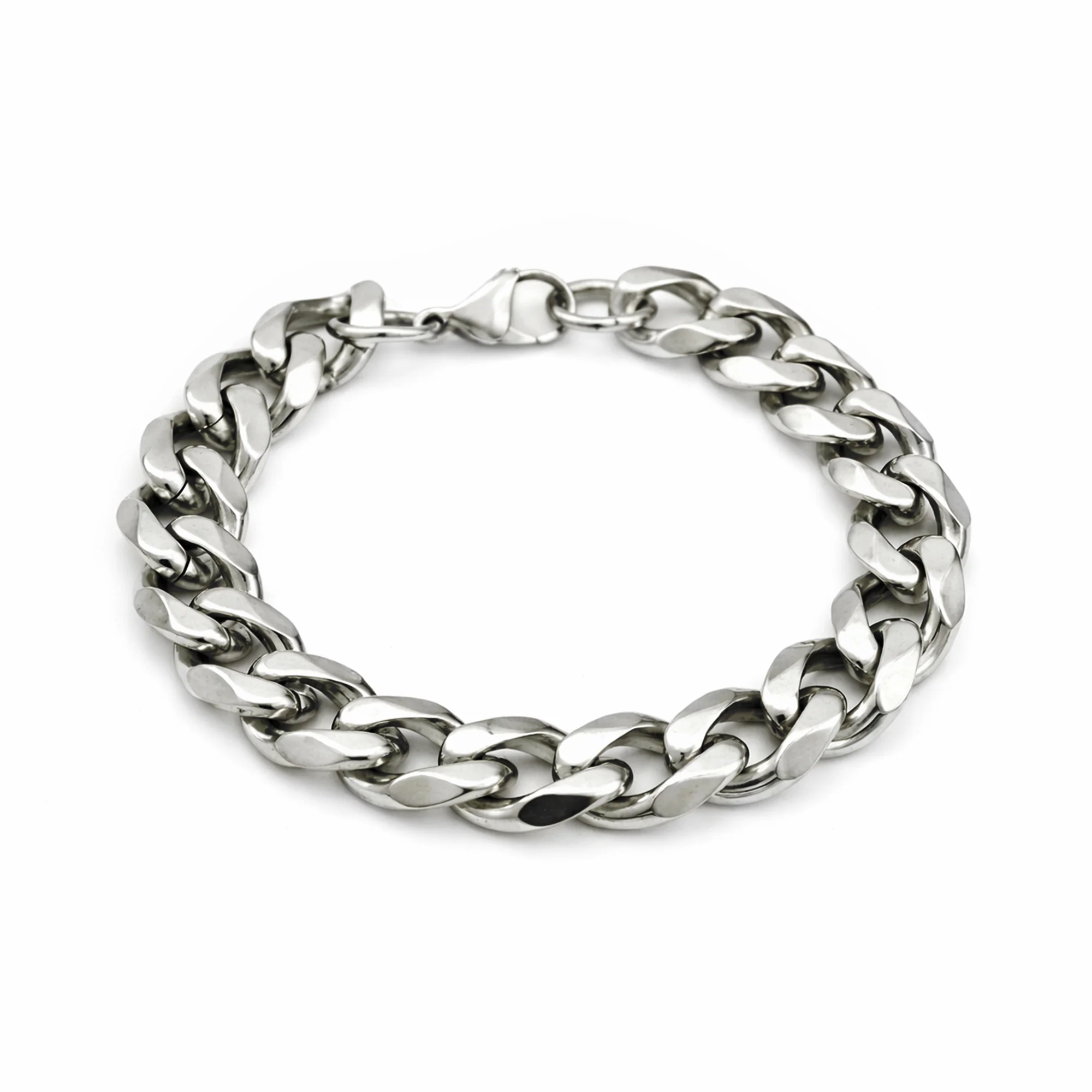 Carlton London Men's Stainless Steel Link Bracelet CLJW-43 - Image 4