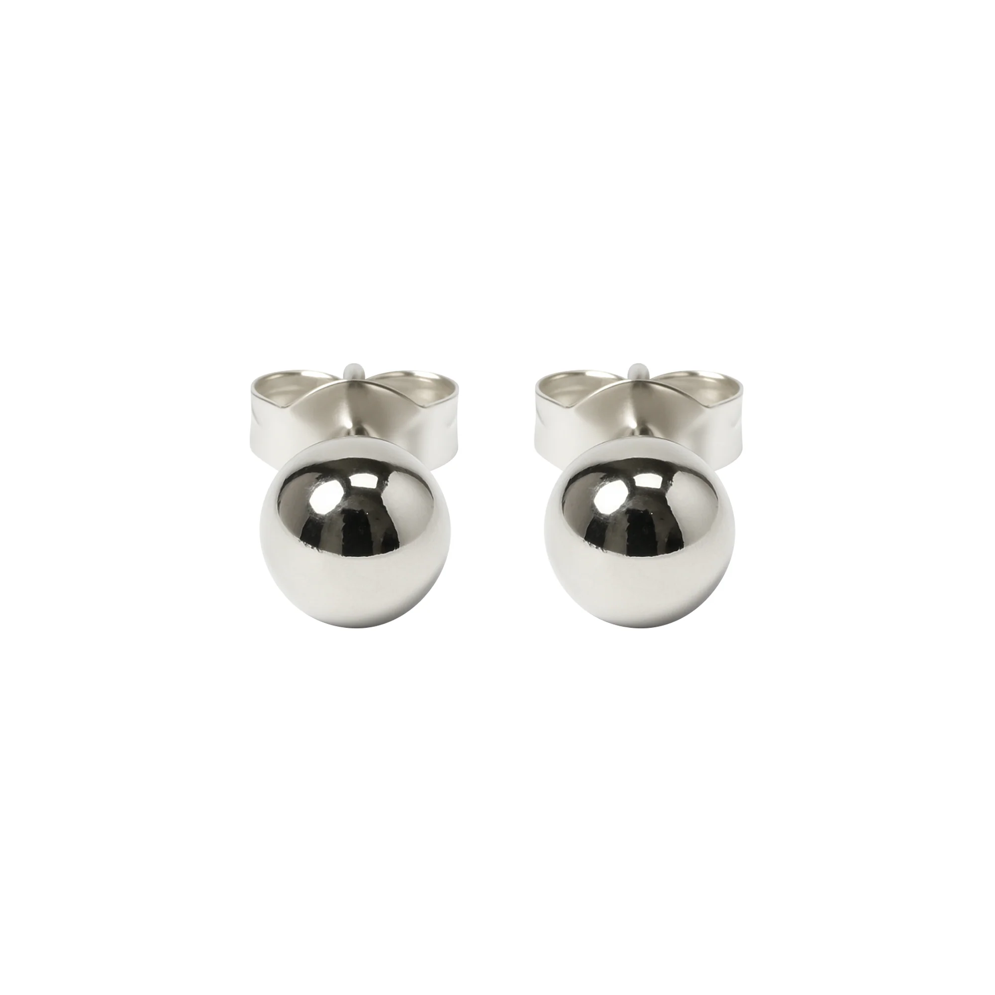 Carlton London Silver Minimal Men's Studs - CLJW-23 - Image 4