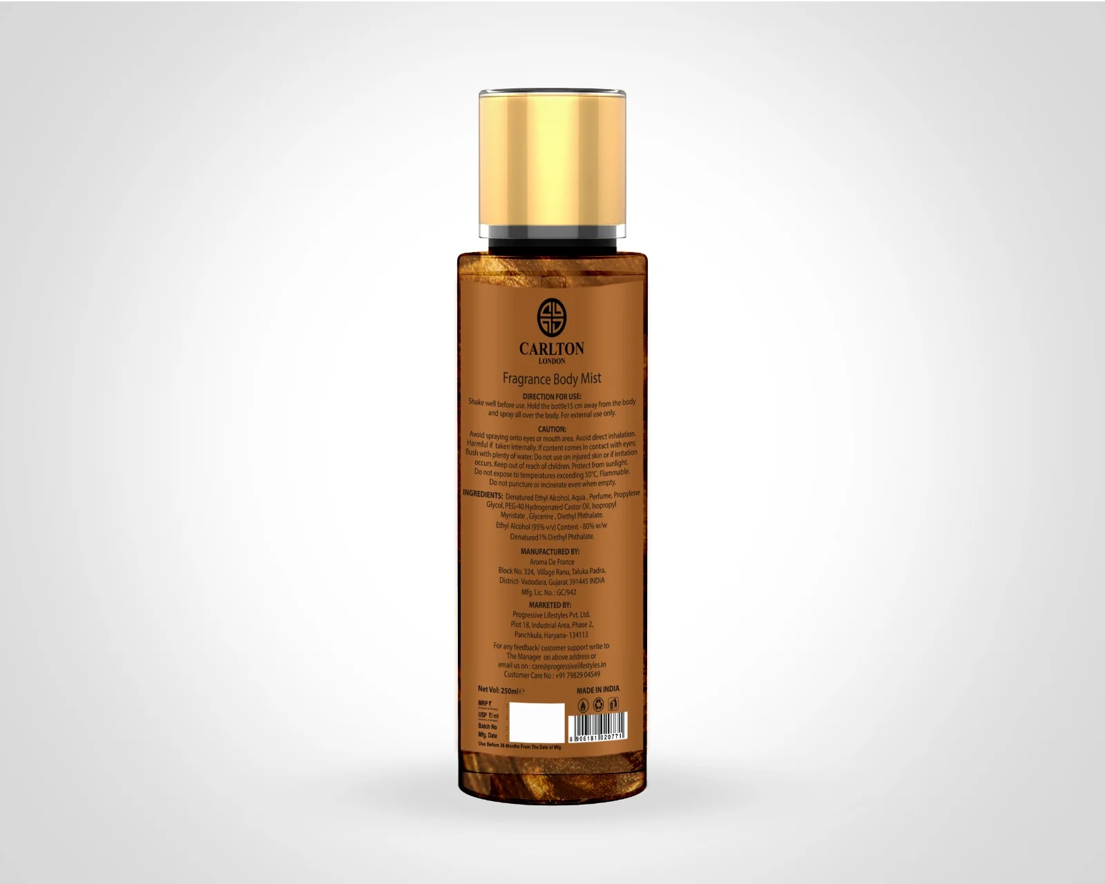 Carlton London Vanilla Hues Women Body Mist - Image 2