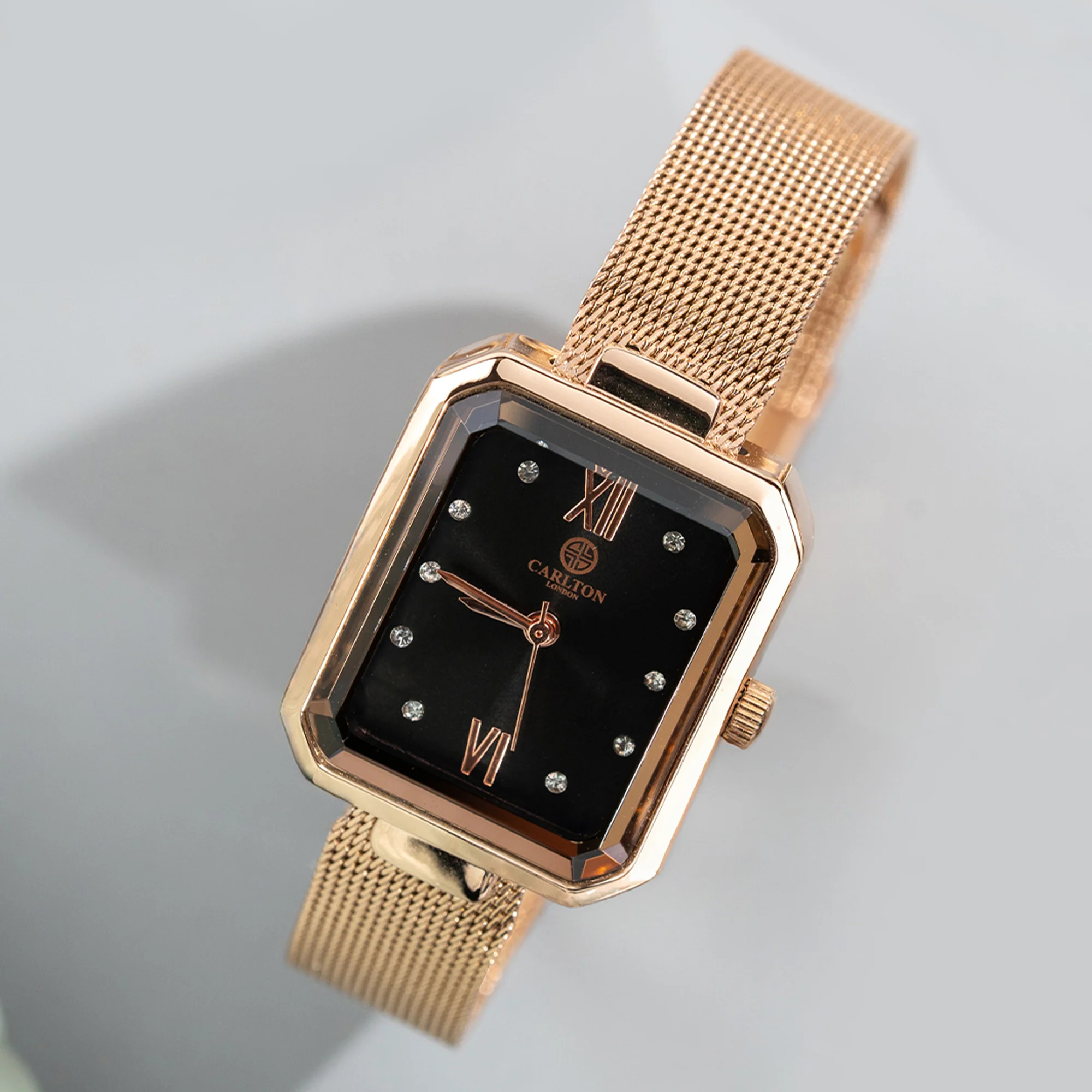 Brixton: Women's Gold/Black Analog Watch - CLRGMBLK - Image 4