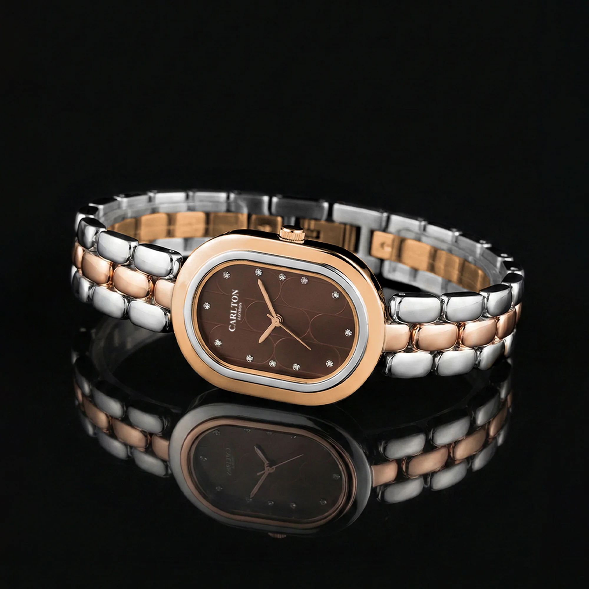 Carlton London Women Cecil Brown Analog Watch CL-CEC-BRW - Image 2
