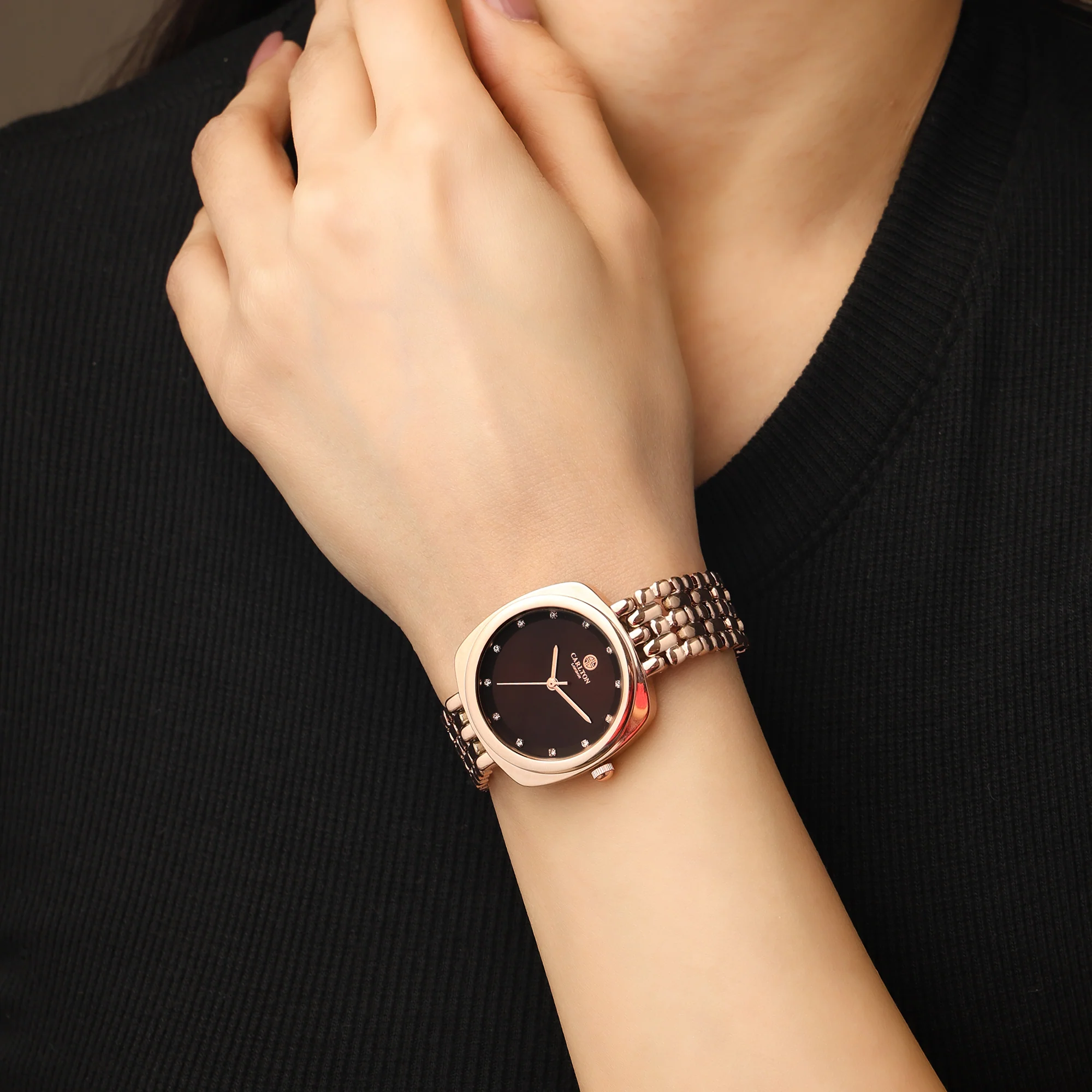 Carlton London Women Celeste Brown Analog Watch - CLW-CT-33 - Image 2