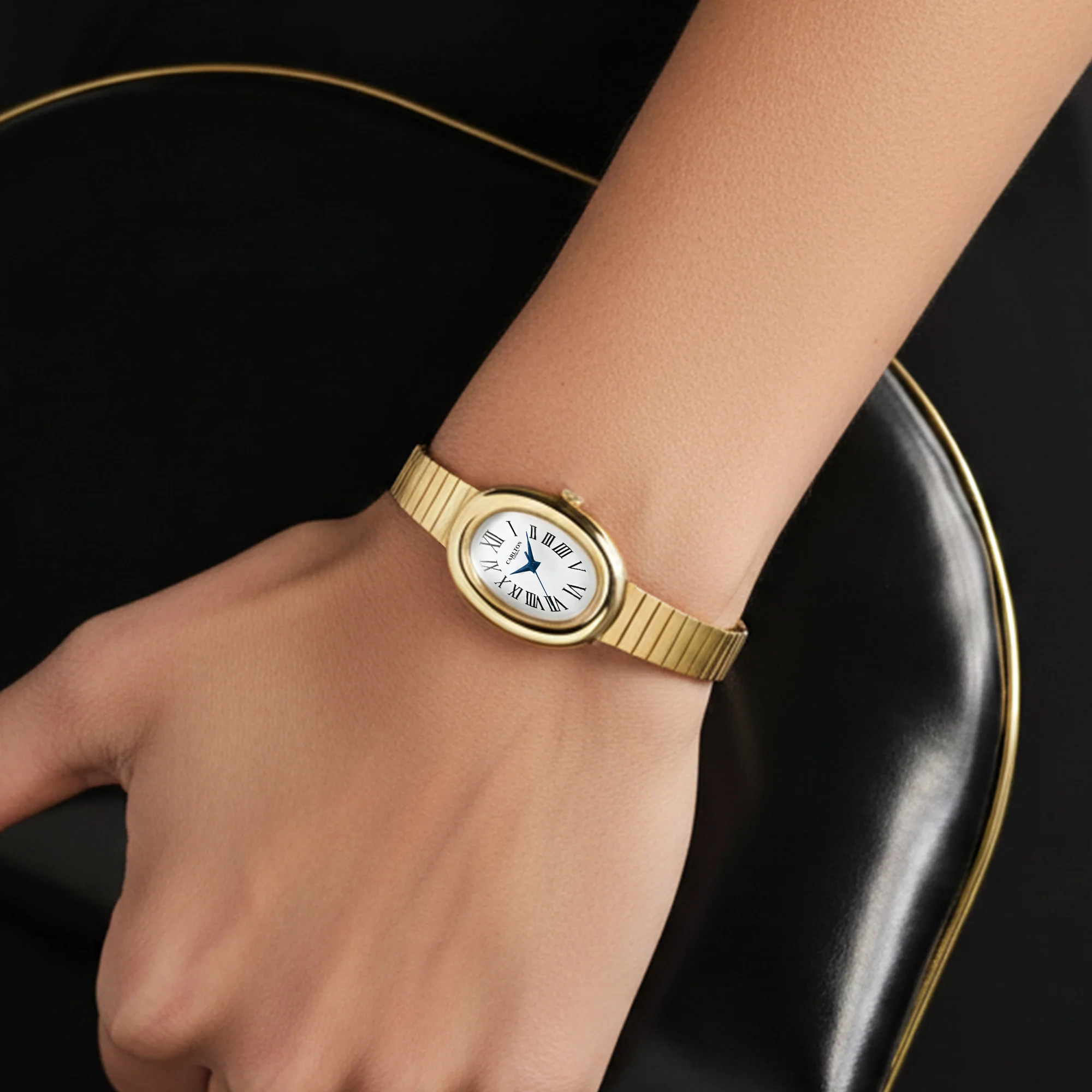 Carlton London Women Daphne Silver Analog Watch CL-DA-GW - Image 2