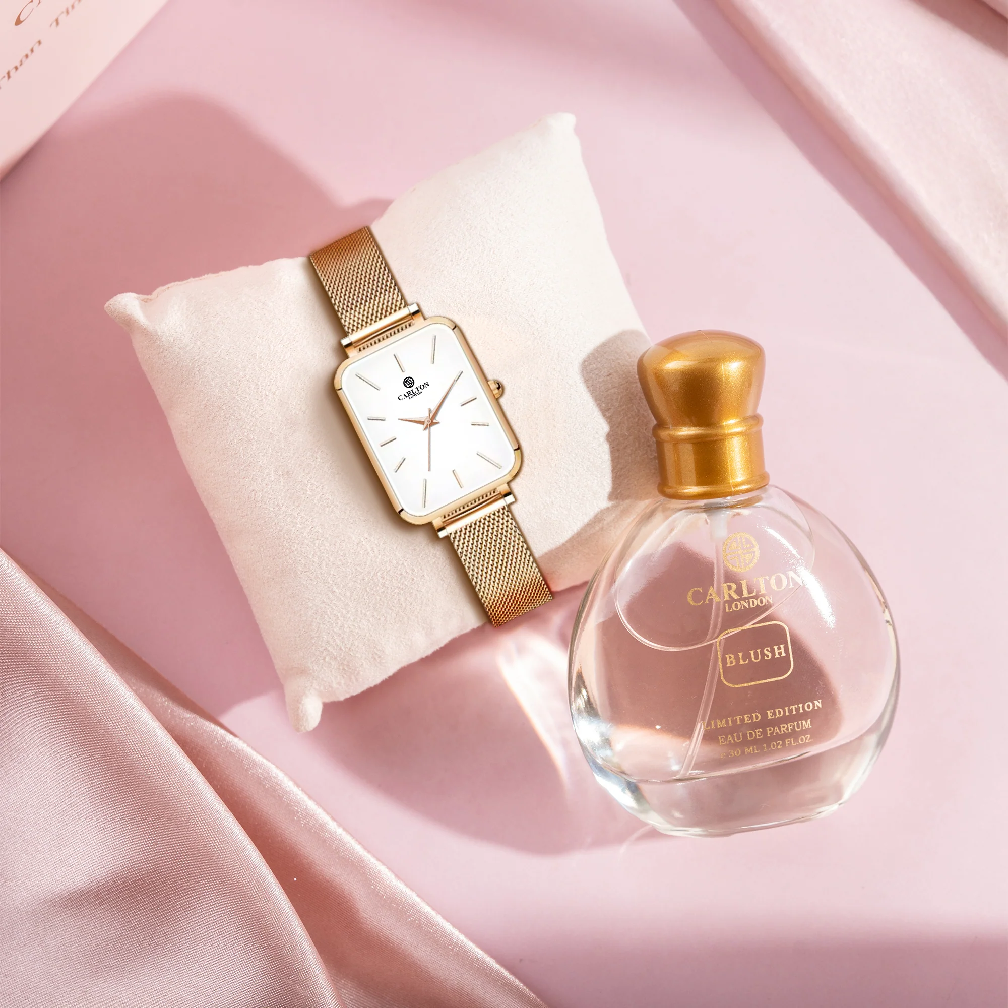 Carlton London Women Gift Set 2 | Watch & Perfume - CLPLG104 - Image 3