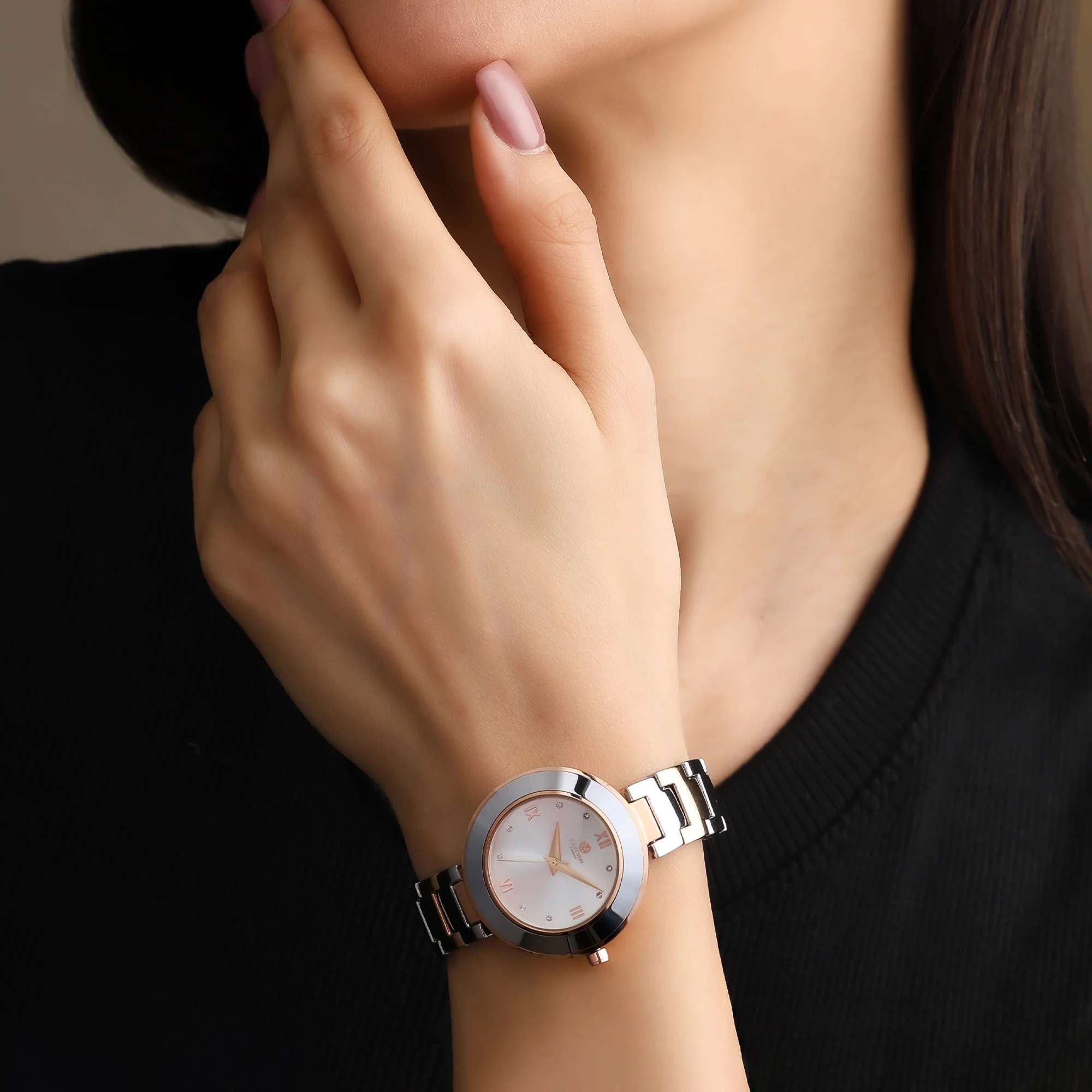 Carlton London Women Juliette Silver Analog Watch - CLW-JT-WHT - Image 5