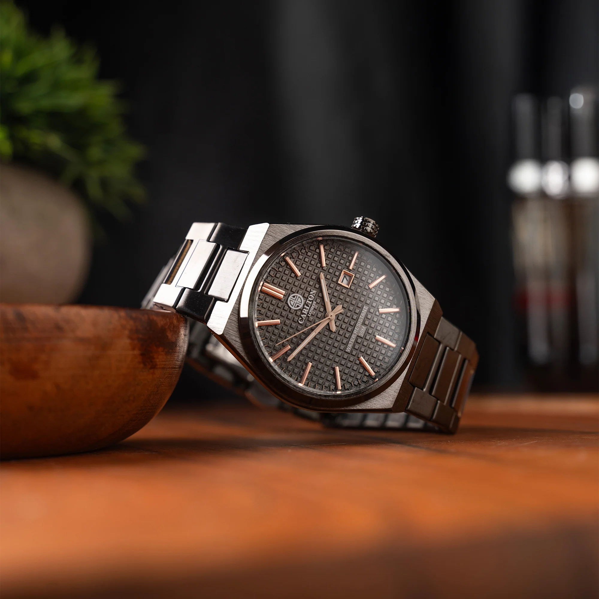 Alfred: Men Black / Dark Grey Analog Watch - CLMWT-01 - Image 3