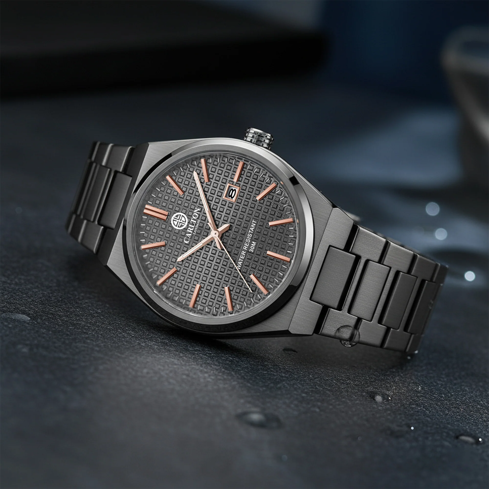Alfred: Men Black / Dark Grey Analog Watch - CLMWT-01 - Image 5