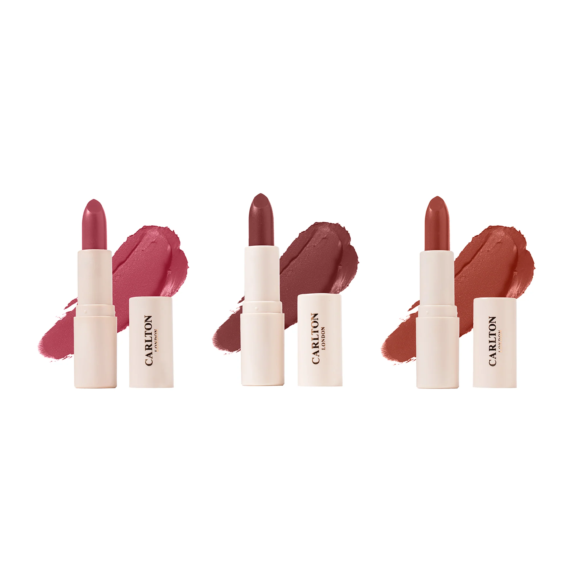 Creamy Matte Lipsticks combo set - Pack of 3 (Dirty Peach, Camellia, Mimosa)