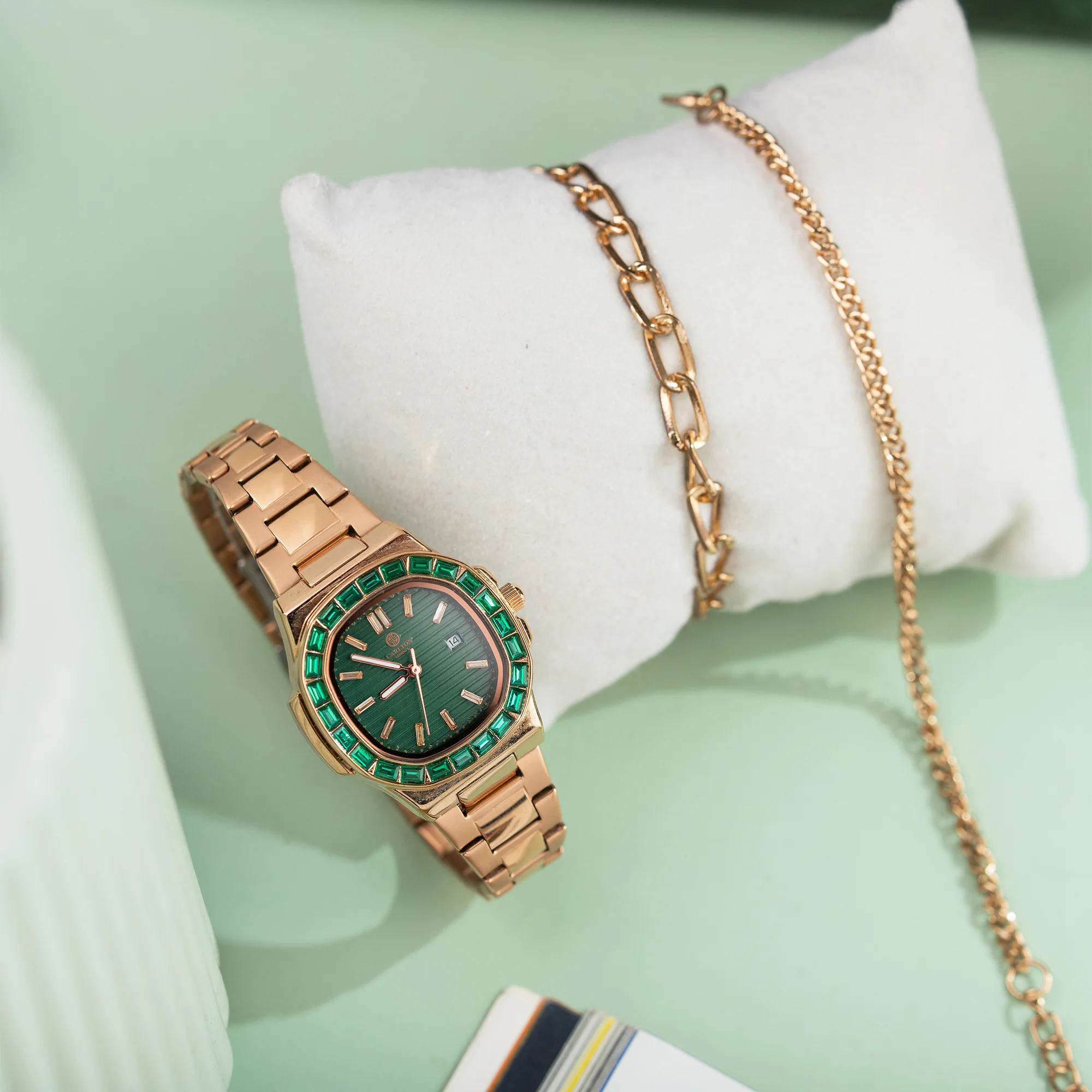 Grace Women Gift Set 3 I Analog Watch + 2 Bracelets - CLPLG100 - Image 4