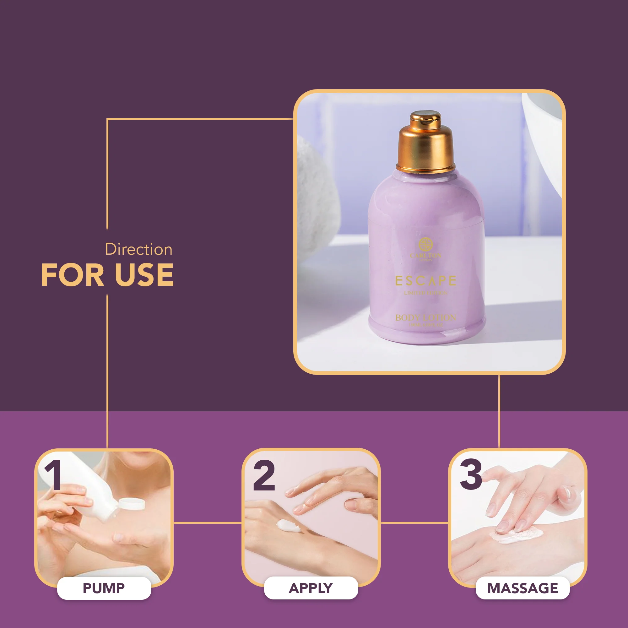 Women Escape body Lotion - 180ml - Image 6