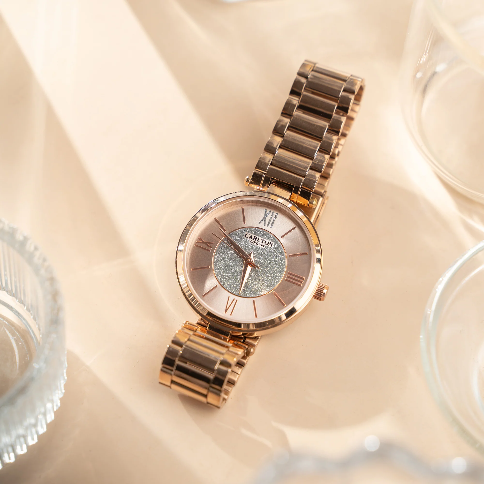 Sabrina: Women's Rose Gold Analog Watch - CLRGSPNK - Image 7